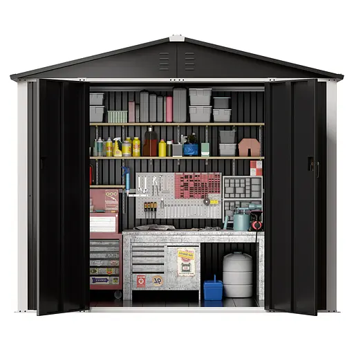 Хозблок-сарай металлический DS-03 CUSTOMIZED (200х240х180см.)   - фото 5