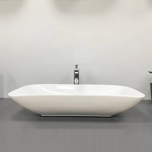 Умивальник VBI Pineto white накладний VBI-012607, Білий - фото 3