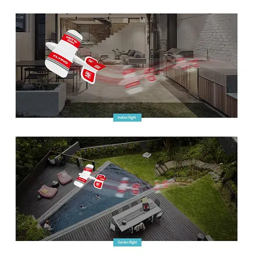 Самолет на радиоуправлении Kfplan KF606 со встроенным гироскопом (Бело-красный) - фото 7