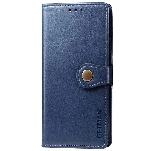 Кожаный чехол-книжка GETMAN Gallant (PU) для Samsung Galaxy A33 5G Синий