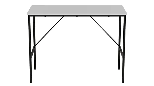Стіл письмовий Line Тайм Ferrum-decor 750x1000x500 Чорний метал ДСП Біле 16 мм (FRD-104864) - фото 3