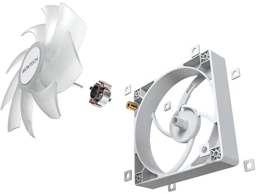 Вентилятор MONTECH 120MM GF120 PWM WHITE (GF120 PWM WHITE) - фото 3