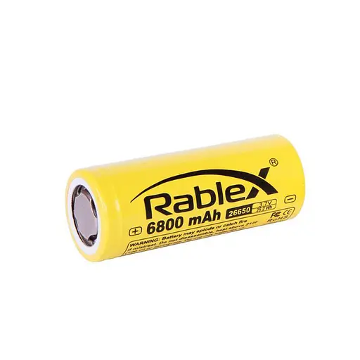 Аккумулятор Rablex Li-ion 26650 6800mAh Yellow - фото 3