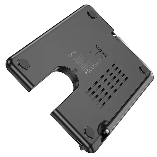 Бездротовий зарядний пристрій Hoco CQ2 3в1 чорний - фото 7