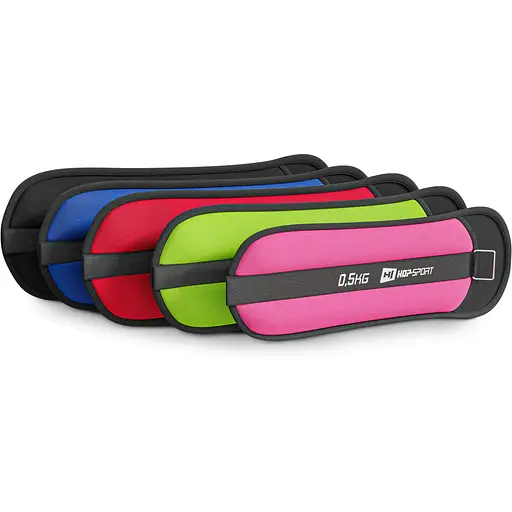 Обважнювачі для ніг та рук Hop-Sport HS-S005WB 2х2,5кг чорні - фото 4