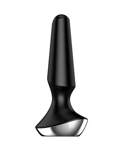 Анальна пробка Satisfyer Plug-ilicious 2, 14 см (чорний)