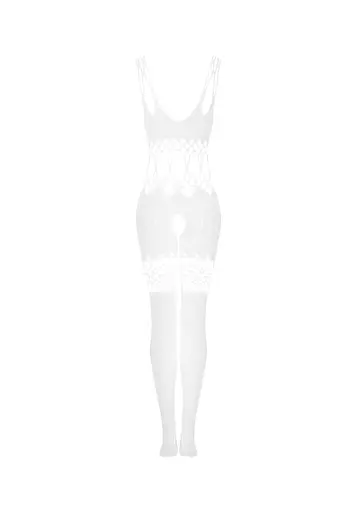 Боді Obsessive Bodystocking G330 S/M/L білий - фото 7