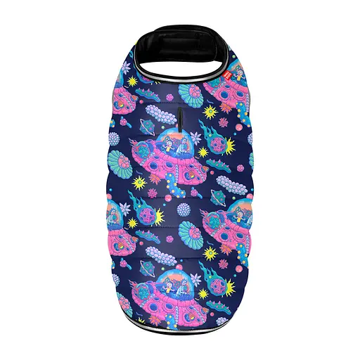 Курточка-накидка для собак Waudog Clothes, малюнок "Рік та Морті 1", XS, А 26 см, B 33-41 см, С 18-26 см - фото 3