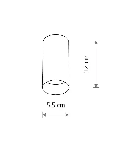 Точковий світильник Nowodvorski 10778 Mono S GU10 1x10W IP20 чорний - фото 7