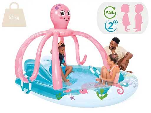 Детский игровой центр Intex 56138 Осьминог с горкой 234 x 183 x 150 см 229 л - фото 4