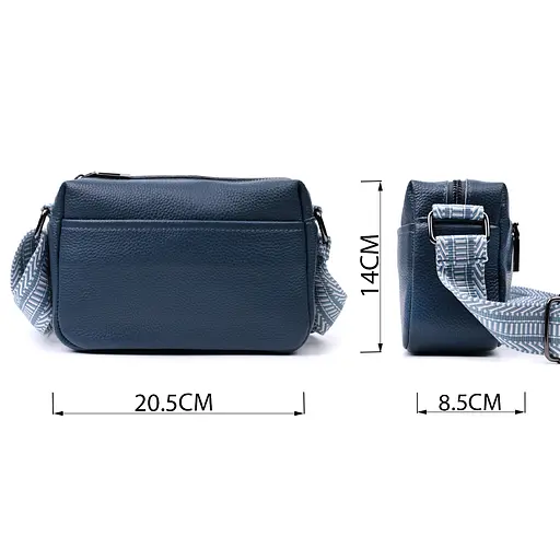 Жіноча шкіряна сумка Vintage 20,5х14х8,5 см 000301387 - фото 3