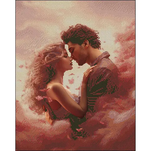 Алмазная мозаика Strateg ПРЕМИУМ Буря эмоций без подрамника размером 40х50 см (ZAV4050-20) - фото 1