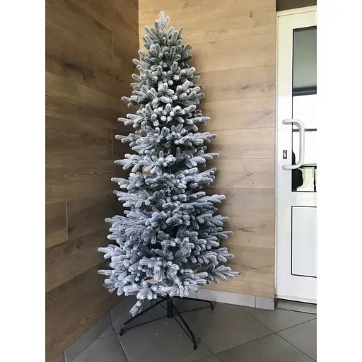 Елка Hvoya Traditional Slim литая 180 см заснеженная - фото 3