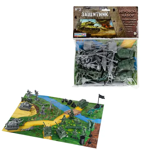 Дитячий набір солдатиків "Захисник" №2 1-043 - фото 2