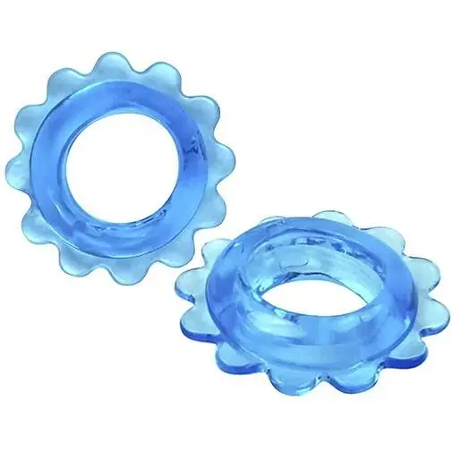 Кольцо эрекционное SKN AR017 (1 шт.), Голубой - фото 2