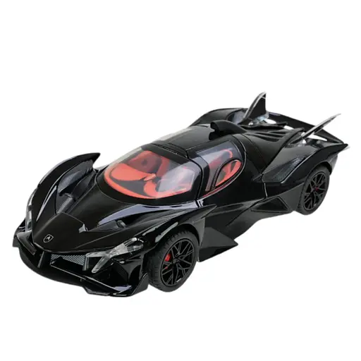 Металлическая автомодель Автопром 1:24, со звуковыми и световыми эффектами, открывающиеся двери (В ассортименте) AP7703