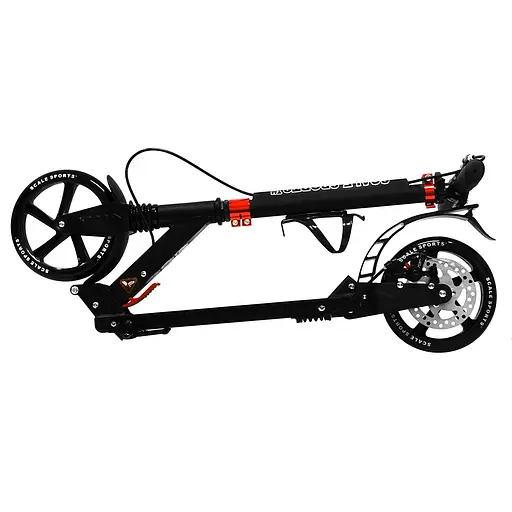 Самокат Scale Sports 93х38х91-105 см Чорний 000231408 - фото 3