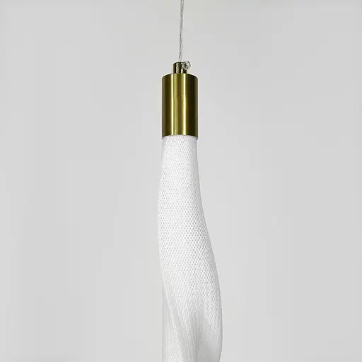 Світлодіодний світильник у латунному корпусі із білою сіткою 60 см | Арт. DE36/600 V WT | Line F - фото 4