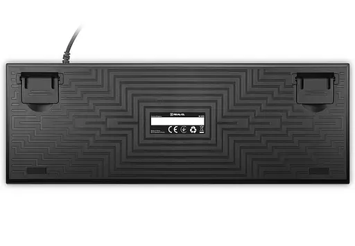 Клавиатура игровая механическая REAL-EL M5 USB RGB Black - фото 7
