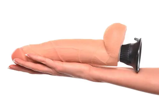 Вібратор Real Feel Deluxe No.7, 23 см (тілесний) - фото 6