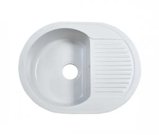 Кухонная мойка Fancy Marble Yuta белый 102060001 - фото 1