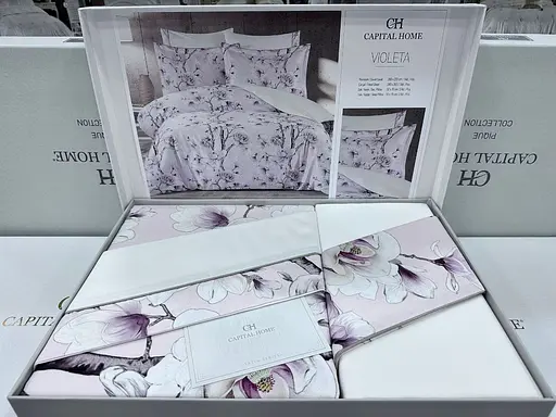 Постільна білизна Violeta Сатин Преміум Capital Home pbe0052125 - фото 2