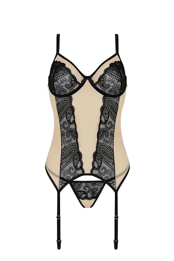 Сексуальный комплект Casmir Daisy XXL/XXXL бежевый - фото 3