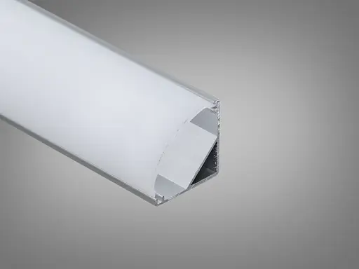 Профіль для LED стрічки, накладний кутовий - фото 1