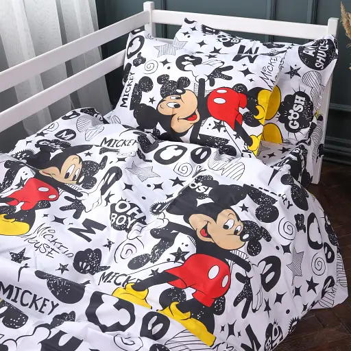 Комплект постільної білизни Mirson 17-0854 MickeyPop Бязь 10х140