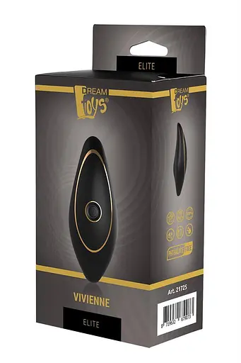 Вібратор у трусики Dreamtoys Elite Vivienne 10.5 см чорний - фото 7