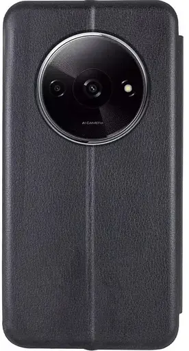 Чохол книжка Xiaomi Redmi A3 еко-шкіра Premium Case для смартфона Чорний - фото 2
