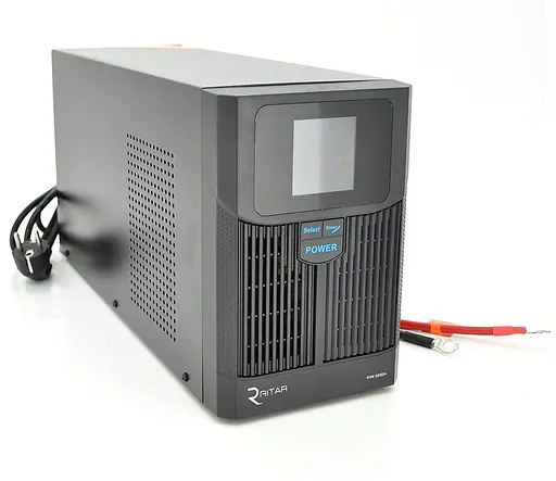 UPS с правильной синусоидой Ritar RTSW1500 LCD 1000Вт, под внешний АКБ 24В