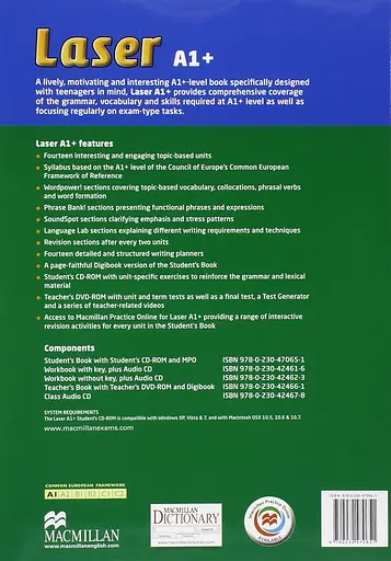Laser. Student's Book A1 + CD Rom + Macmillan Practice Online - фото 2