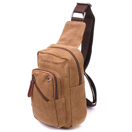 Мужская сумка через плечо текстильная практичная Vintage 15х22х6 см sum0021425 - фото 1