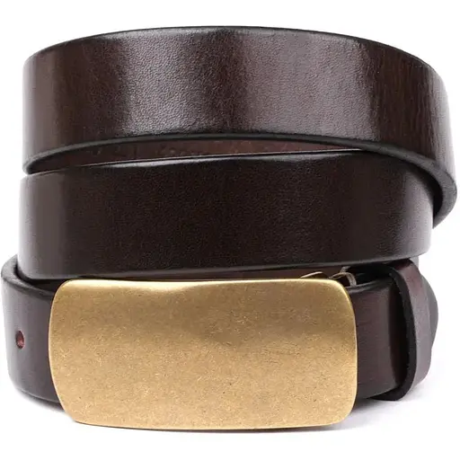 Ремінь шкіряний Vintage чоловічий 120×3,4 см acs0022776 - фото 1