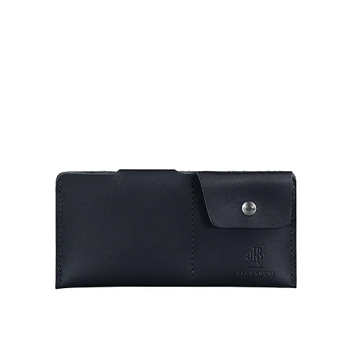 Шкіряне портмоне-купюрник 8.0 чорне - фото 6