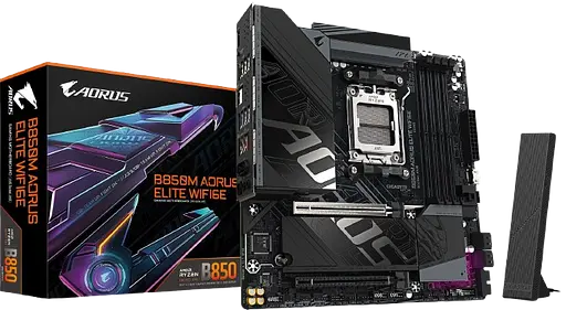 Материнська плата Gigabyte B850M Aorus Elite WiFi6E Socket AM5