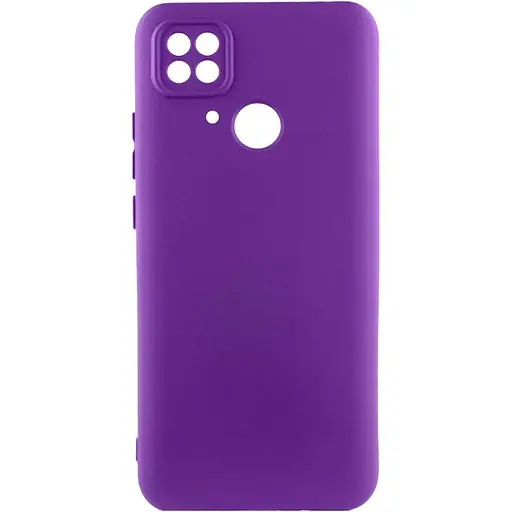 Чехол TPU Getman Liquid Silk Full Camera для Xiaomi Redmi 10C Фиолетовый / Purple