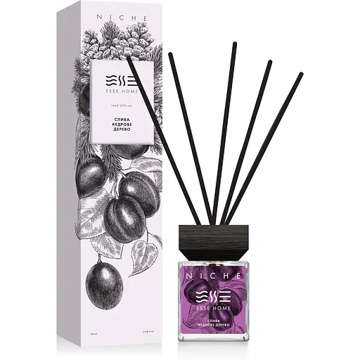 Аромадиффузор ESSE NICHE Слива и Кедровое дерево 100 мл