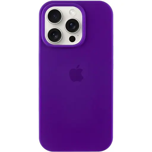 Чехол Epik Silicone Case Full Protective AA для Apple iPhone 16 Pro 6.3 Фиолетовый/Ultra Violet