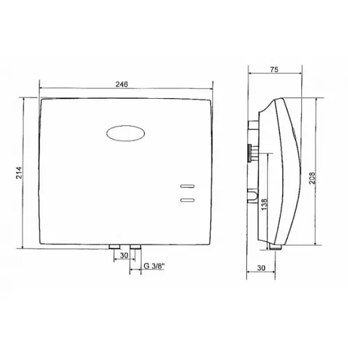 Проточний водонагрівач Drazice MX 2211 - фото 2