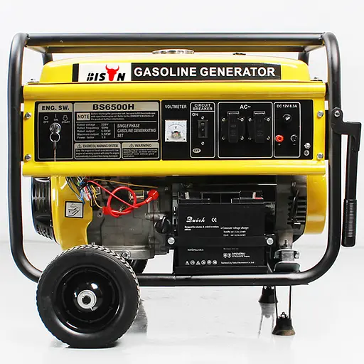 Бензиновий генератор BISON BS6500E 5.5 кВт, 25 л бак - фото 2