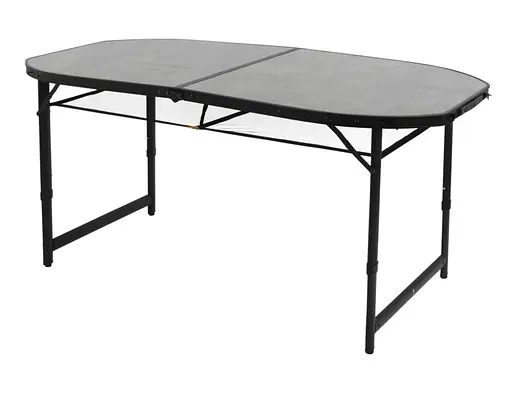 Стол Bo-Camp Northgate Oval 150x80 cm Black/Grey (1404188) - фото 3