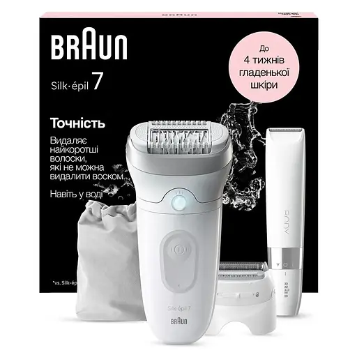 Эпилятор Braun Silk-epil 7 SE 7-441 White UA - фото 1