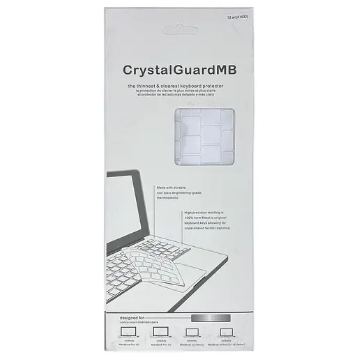 Накладка на клавіатуру DK для Apple MacBook Air 13" Retina 2018 – 2019 USA силікон прозорий - фото 2