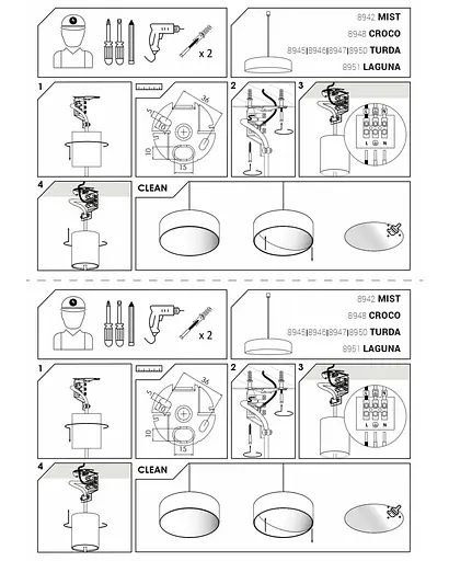 Люстра подвесная Nowodvorski 8950 Turda - фото 3