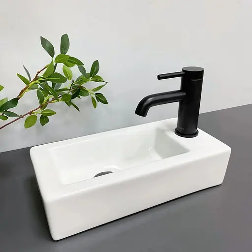 Умивальник VBI Komo L white накладний підвісний VBI-015602, Білий - фото 1