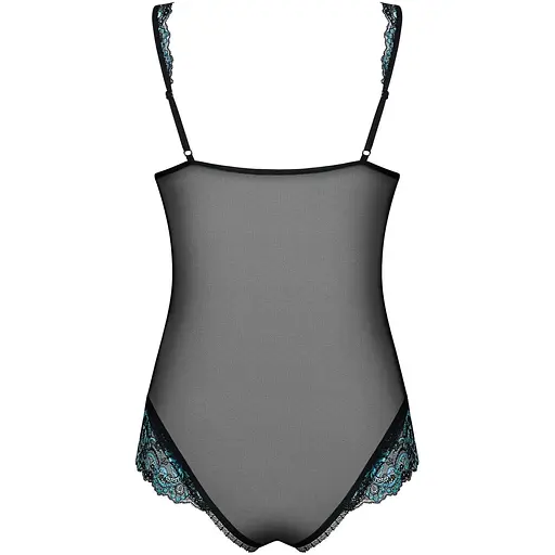 Сітчасте боді на кісточках Obsessive Amanta teddy L/XL - фото 2