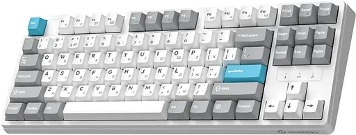 Клавіатура бездротова GamePro Asgard Ragnar Keychron Super Red Switch White (MK285WH) - фото 2