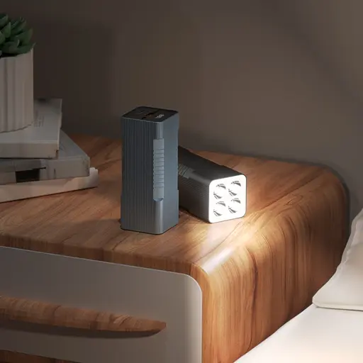 Power bank Hoco Q15 10000mAh PD 22.5W з ліхтарем чорний - фото 2